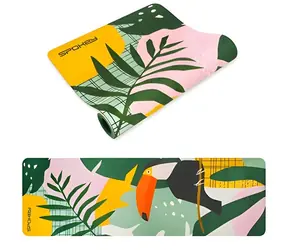 Spokey HOME JUNGLE Wildleder-Yogamatte / Matte / 183 x 61 x 0,4 cm