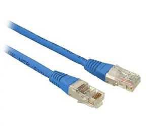 Solarix UTP CAT5E 0,5 m, nicht knickfest, blau / Patchkabel / RJ45-RJ45