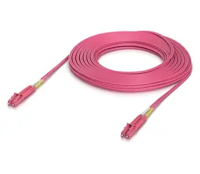 Ubiquiti UACC-OFC-M2-LULU-15M pink / Optisches Patchkabel / Duplex / LC/LC / OM4 / 15 m