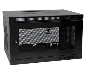 EATON Tripp Lite SmartRack SRW6U schwarz / Rack / Wandmontage / 6 HE / Tiefe 444 mm / Tragfähigkeit 90,7 kg