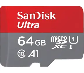 SanDisk Ultra microSDXC 64 GB + Adapter / Speicherkarte / Klasse 10 / UHS-I / A1 / 140 MB/s