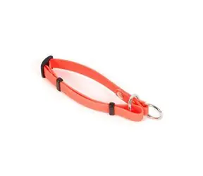 Fenica iQsil Rollhalsband orange / Hundehalsband / 15 mm / 25-44 cm