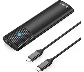 Orico externes Gehäuse für M.2 NVMe/SATA SSD, schwarz / Externes Gehäuse / 10 Gbit/s / USB-C 3.2 Gen 2 / Aluminiumgehäuse