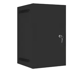 Lanberg WF10-2309-00B schwarz / Wandmontage-Rack / 10" / 9 HE / 280 × 310 mm / flach verpackt