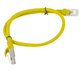 Lanberg UTP CAT5E 3M gelb / Patchkabel / RJ45-RJ45 / 10er-Pack / Fluke-geprüft