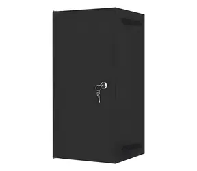 Lanberg WF10-2312-00B schwarz / Wandschrank / 10" / 12 HE / 280 × 310 mm / Tragfähigkeit 20 kg