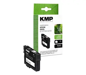 KMP T10H1 wiederaufbereitete Tintenpatrone Epson 604XL schwarz / für Epson Expression Home XP-2200 & XP-3200 / 10 ml / 500 Seiten