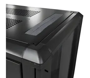 StarTech Rack-Schrank 25U schwarz / Rack-Schrank / 19" / Tragfähigkeit 800 kg / Rollen