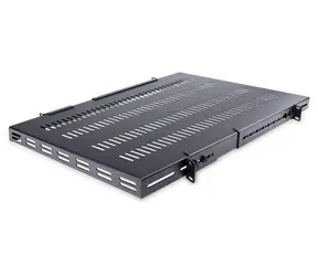 StarTech RK1233BKM schwarz / Rack-Einschub / 1 HE / 19" / Tiefe verstellbar / robuste Konstruktion