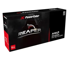 PowerColor Reaper Radeon RX 9070 GRE 12GB / Grafikkarte / 2220 MHz / 12 GB GDDR6 / 192-Bit / 1x HDMI + 3x DP