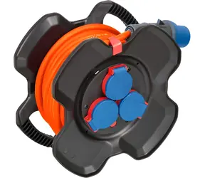 Brennenstuhl X-Gum / Kabeltrommel / Gummi / CEE / IP44 / 10 m