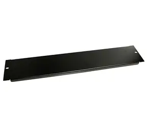 StarTech 19" Rack-Blende 2HE schwarz / Blanko / Stahl / 19"