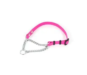 FENICA iQsil Halbverengungshalsband Fuchsia / Für Hunde / Nylon / 15 mm / 35-50 cm