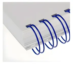 Renz Metallrücken (2/1") 28,5 blau / Binderücken / für 211-250 Blatt 80 g Papier / 20 Stück.