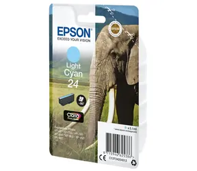 Epson 24 Hellcyan / Originalpatrone / XP-55, XP-750 / 5,1 ml