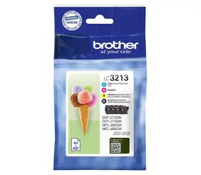 Brother LC3213VAL / Tintenpatronen-Set / 4 Stück / Schwarz, Cyan, Magenta, Gelb / XL