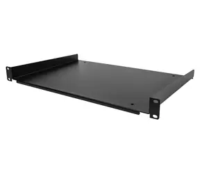 StarTech Rack-Einschub 1 HE schwarz / Rack-Einschub / 19" / Tiefe 305 mm / Tragfähigkeit 25 kg