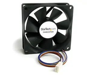 StarTech PC-Gehäuselüfter 80 mm schwarz / Lüfter / 80 x 80 x 25 mm / PWM / Molex 4-Pin