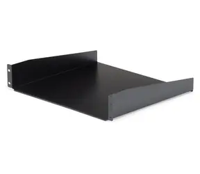 StarTech Rack-Einschub schwarz / Rack-Einschub / 2 HE / 19" / Tragfähigkeit 20 kg / Stahl