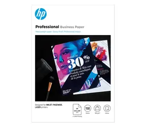 HP Prof Business Glanzpapier / Druckerpapier / glänzend / A4 / 180 g/m / 150 Blatt