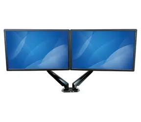 StarTech Monitorhalterung mit USB-Anschluss / Monitorhalterung / 12-30 Zoll / Tragkraft 8 kg / Aluminium / Schwarz