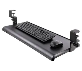 StarTech TRAY mit Klemme 1 schwarz / Tastatur- und Mausablage / Klemmbefestigung / Höhe 32 mm