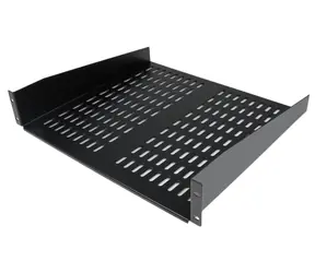 StarTech Rack-Einschub 2 HE schwarz / Rack-Einschub / Tragfähigkeit 22,6 kg / Breite 406 mm / Tiefe 483 mm