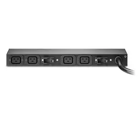 APC Rack-PDU Basic 0-1U schwarz / Verteilerfeld-PDU / 32 A / 4X C19 / 200-240 V / 7680 W