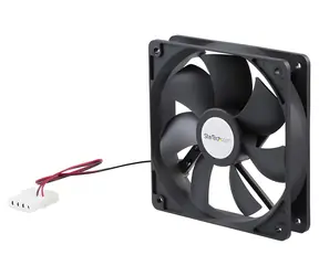 StarTech PC-Gehäuselüfter schwarz 120 mm / Lüfter / 120 mm / Kunststoff / -10 bis 80 °C