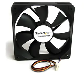 StarTech Lüfter 120x25mm PWM schwarz / Lüfter / 120 mm / 4-Pin PWM / MTBF 40000 h