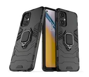 Hurtel Ring Armor für OnePlus Nord N20 5G, schwarz / Schutzhülle / Hybrid / Ringhalter / Magnetisch