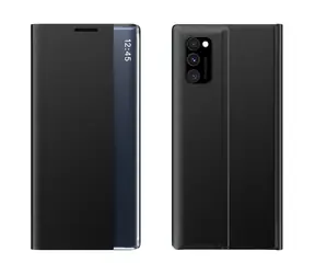 Hurtel Sleep Case schwarz / Schutzhülle / POCO M4 Pro 5G / Klapphülle mit Ständer