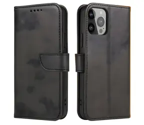 Hurtel Magnet Case schwarz / Hülle mit Klappe und Brieftasche / für Huawei Nova 12 Pro