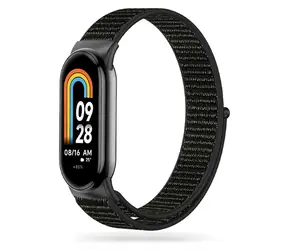 Tech-Protect Nylonarmband schwarz / Armband / für XIAOMI SMART Band 8, 8 NFC / Nylon