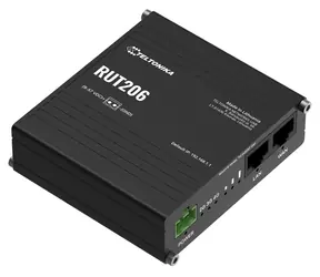 Teltonika RUT206 / Industrierouter / LTE Cat.4 / 2x LAN / Wi-Fi 2,4 GHz / SIM