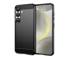 Hurtel Carbon Case schwarz / Rückseite / XIAOMI 14T Pro / Silikon / Carbon-Optik