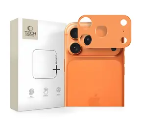 Tech-Protect Camalloy Fit+ orange / Schutzhülle für Apple iPhone 17 Pro Max / Kameraschutz