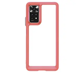 Hurtel Outer Space Silikonhülle für Xiaomi Poco M4 Pro 5G rot / Schutzhülle / Silikon