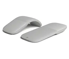 Microsoft Surface Arc Mouse, hellgrau / Kabellose Maus / BlueTrack / faltbar