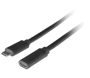 Lanberg CA-USBE-20CC-0005-BK schwarz / Kabel USB-C / USB-C (M) - USB-C (M) / 0,5 m