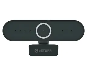 eSTUFF G625 HD Büro-Webcam, schwarz / Webcam / Full HD 1080p / 30 fps / Mikrofon / USB