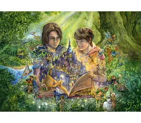 GRAPHICS Puzzle Zauberbuch der Märchen / 2000 Teile / 96 x 68 cm