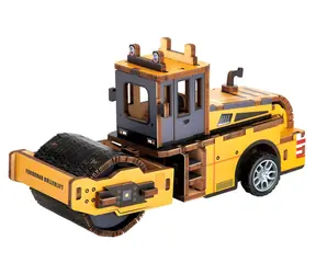 2KIDS TOYS 3D-Holzpuzzle Straßenwalze / 70 Teile / ab 6 Jahren