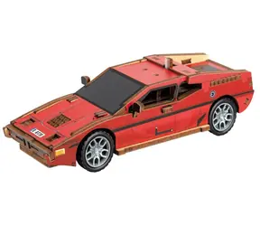 2KIDS TOYS 3D-Holzpuzzle Sportwagen rot / 60 Teile / ab 6 Jahren