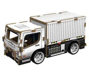 2KIDS TOYS 3D-Holzpuzzle-LKW / Rückziehmechanismus / ab 6 Jahren