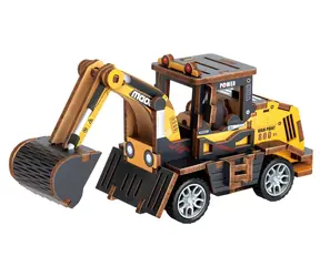 2KIDS TOYS 3D-Holzpuzzle Bagger / 62 Teile / ab 6 Jahren