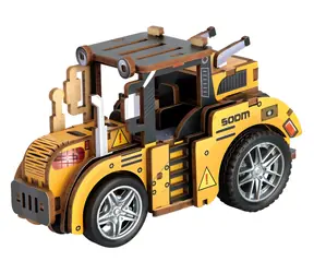2KIDS TOYS 3D-Holzpuzzle Traktor / Puzzle / 46 Teile / Holz / ab 6 Jahren