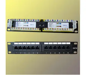 OEM Patchpanel 10" UTP Cat.6 / Patchpanel / 12 Ports