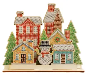 2KIDS TOYS Diamantmalerei mit Ständer Weihnachtsstadt / Mit Ständer / ab 6 Jahren