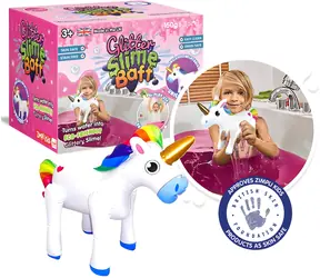 ZIMPLI KIDS Glitzer-Schleim-Einhorn-Badegel